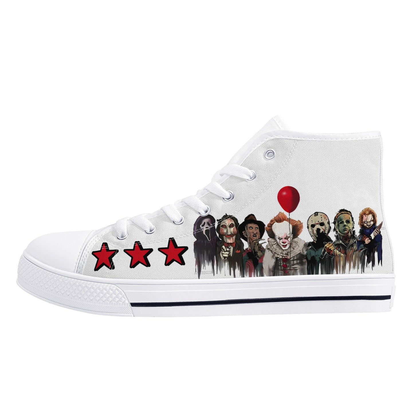 Un-Tamed S.O.S Edition Mens White Lightweight High Top Star Kicks