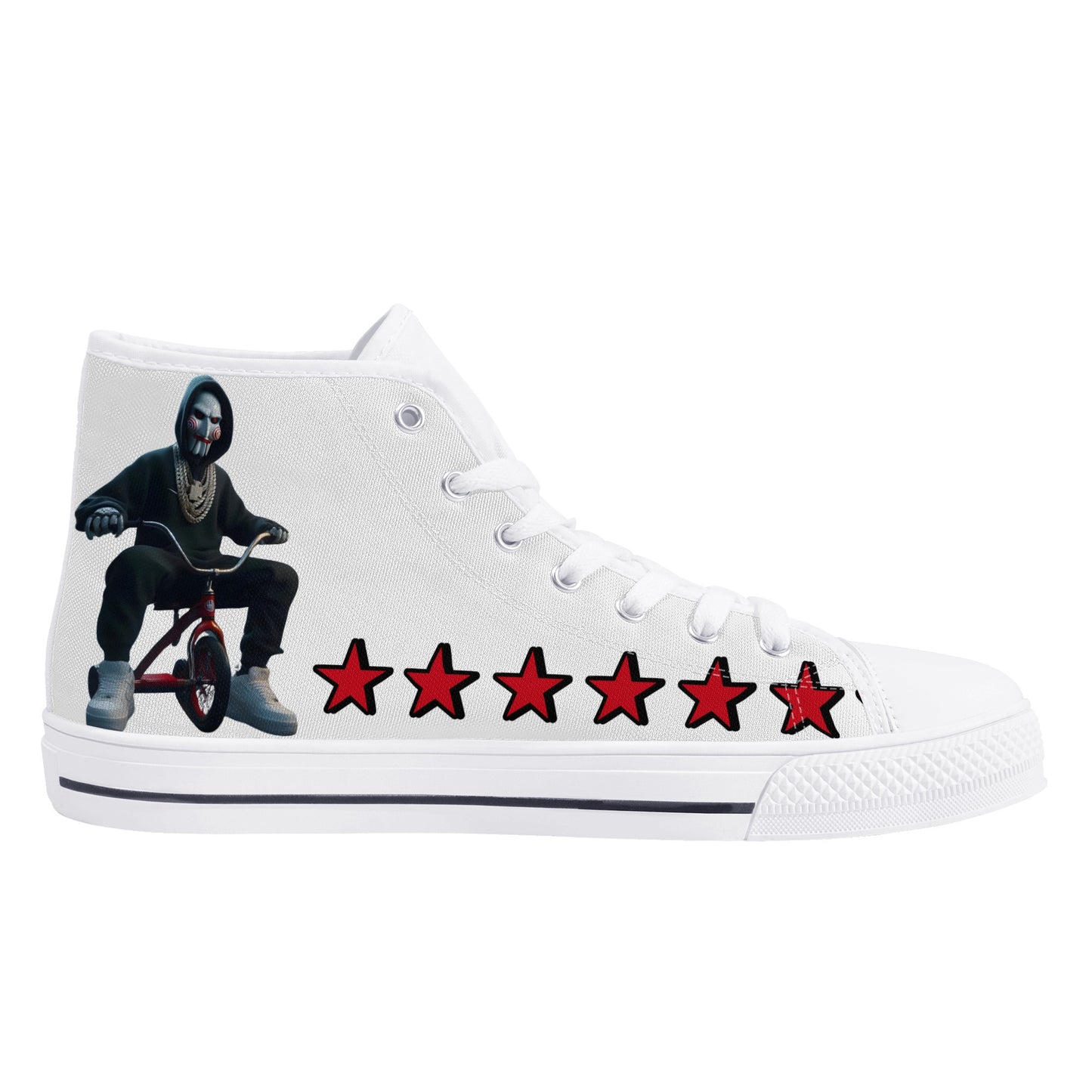 Un-Tamed S.O.S Edition Mens White Lightweight High Top Star Kicks