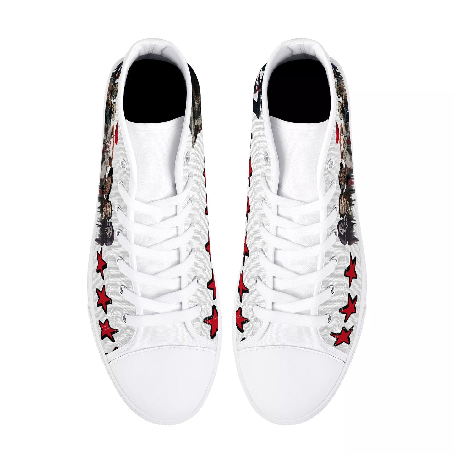 Un-Tamed S.O.S Edition Mens White Lightweight High Top Star Kicks