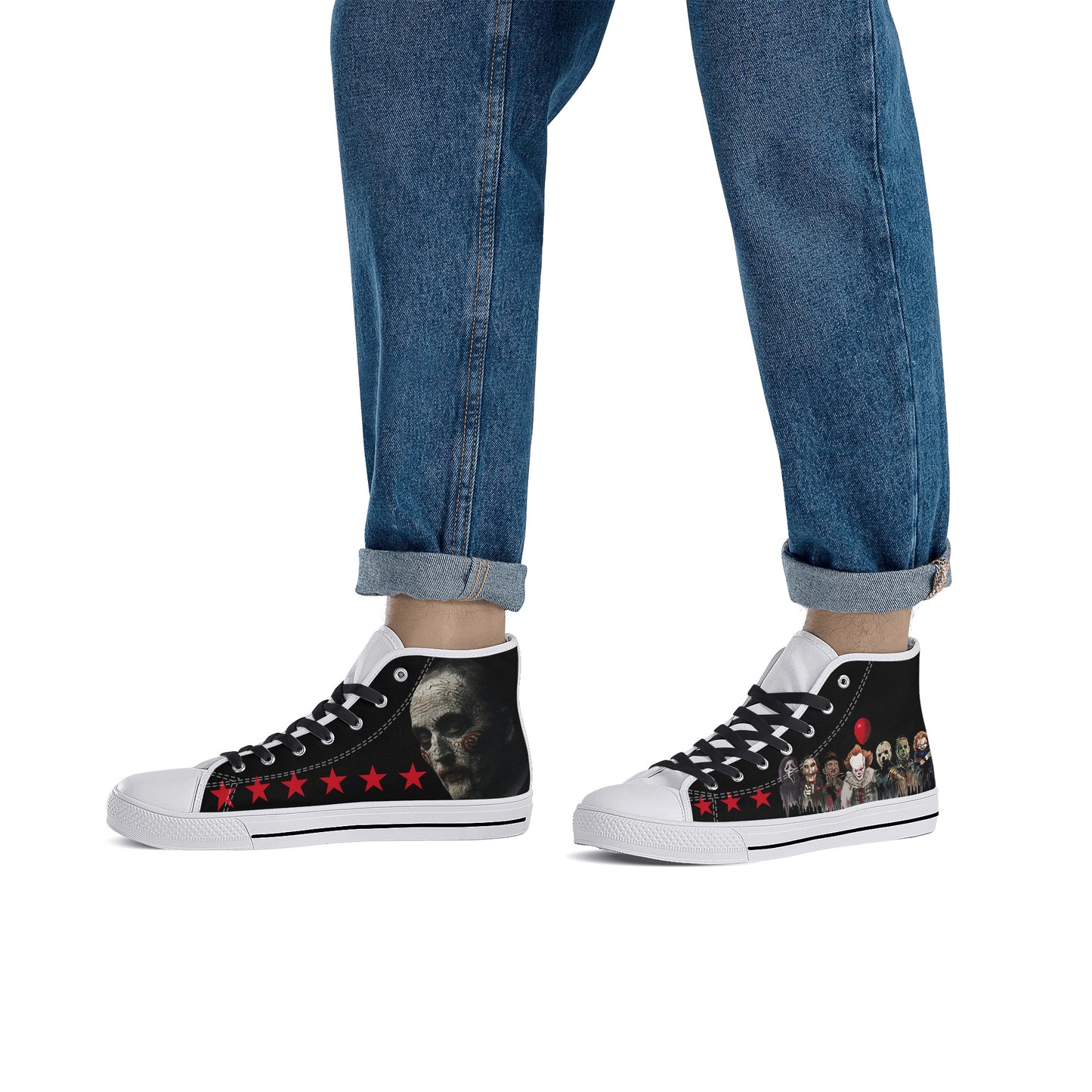 Un-Tamed S.O.S Edition Mens Black Lightweight High Top Star Kicks