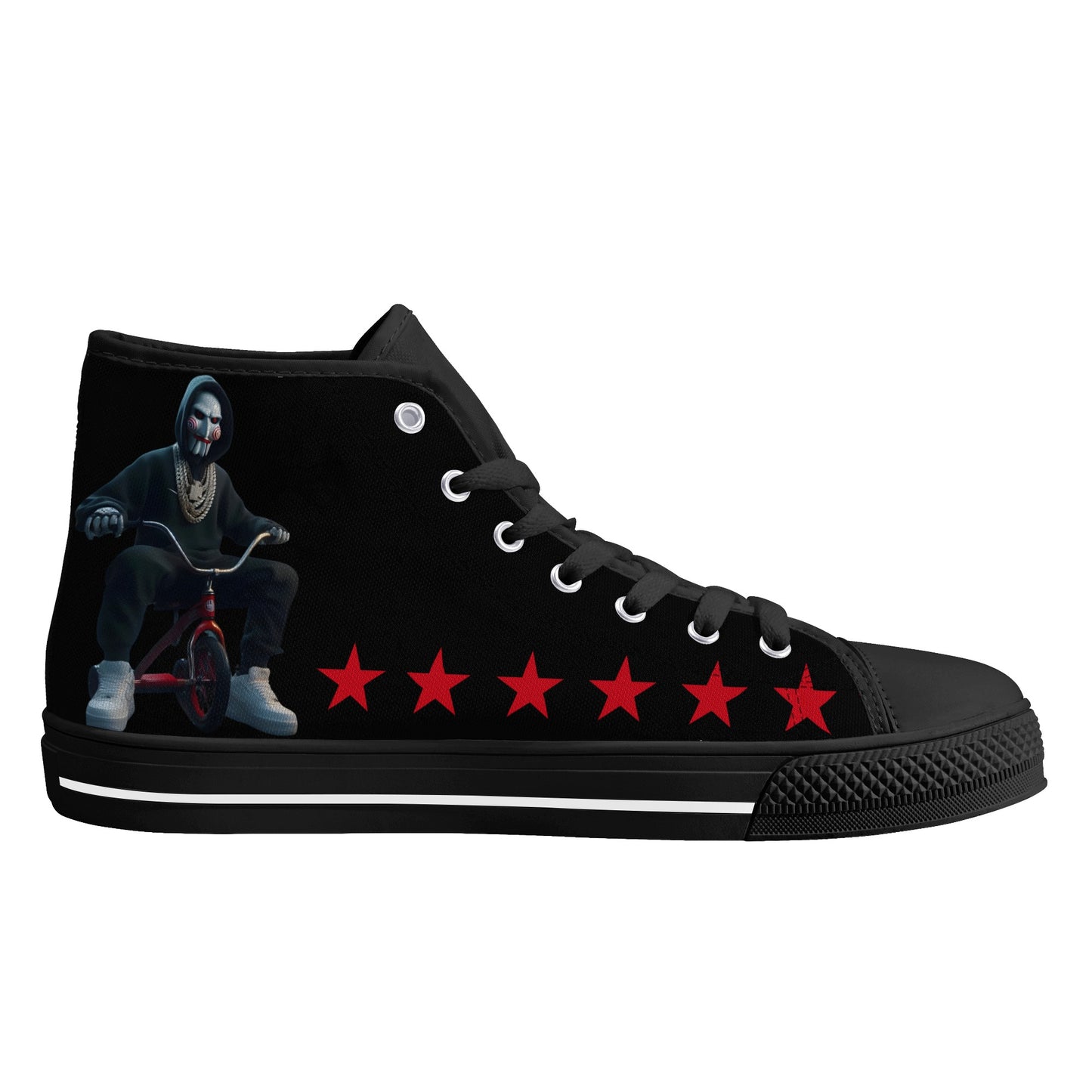 Un-Tamed S.O.S Edition Mens Black Lightweight High Top Star Kicks