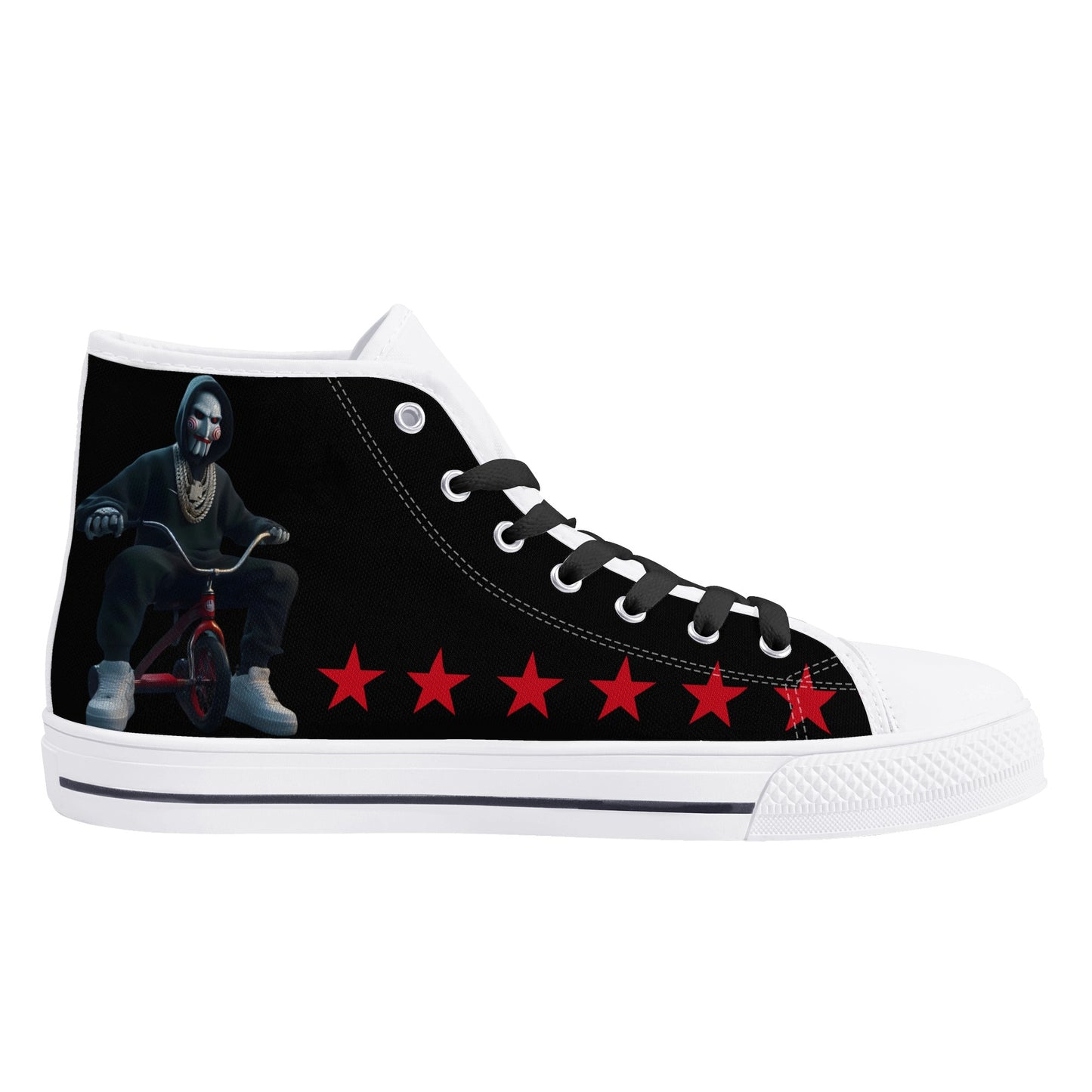 Un-Tamed S.O.S Edition Mens Black Lightweight High Top Star Kicks