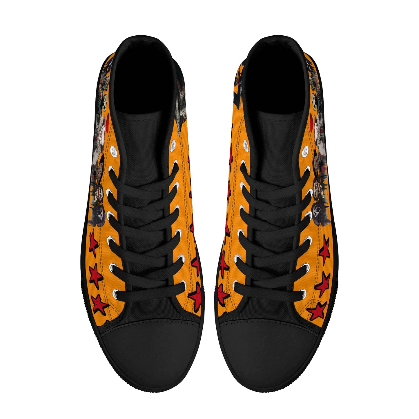 Un-Tamed S.O.S Edition Mens Orange Lightweight High Top Star Kicks