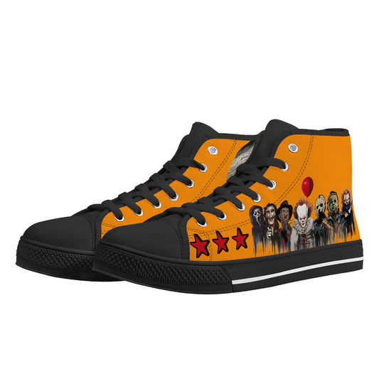 Un-Tamed S.O.S Edition Mens Orange Lightweight High Top Star Kicks