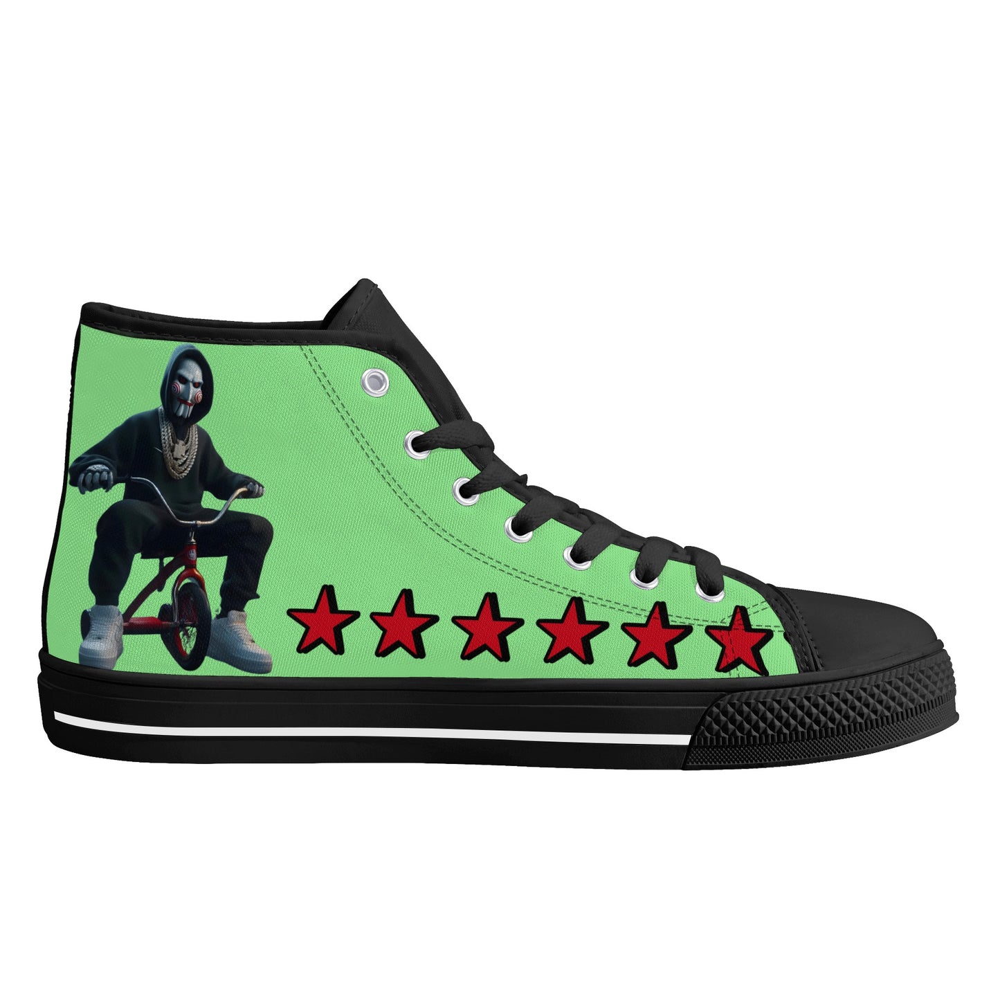 Un-Tamed S.O.S Edition Mens Mint Green Lightweight High Top Star Kicks