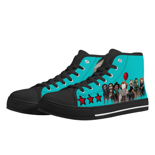 Un-Tamed S.O.S Edition Mens Turquoise Lightweight High Top Star Kicks