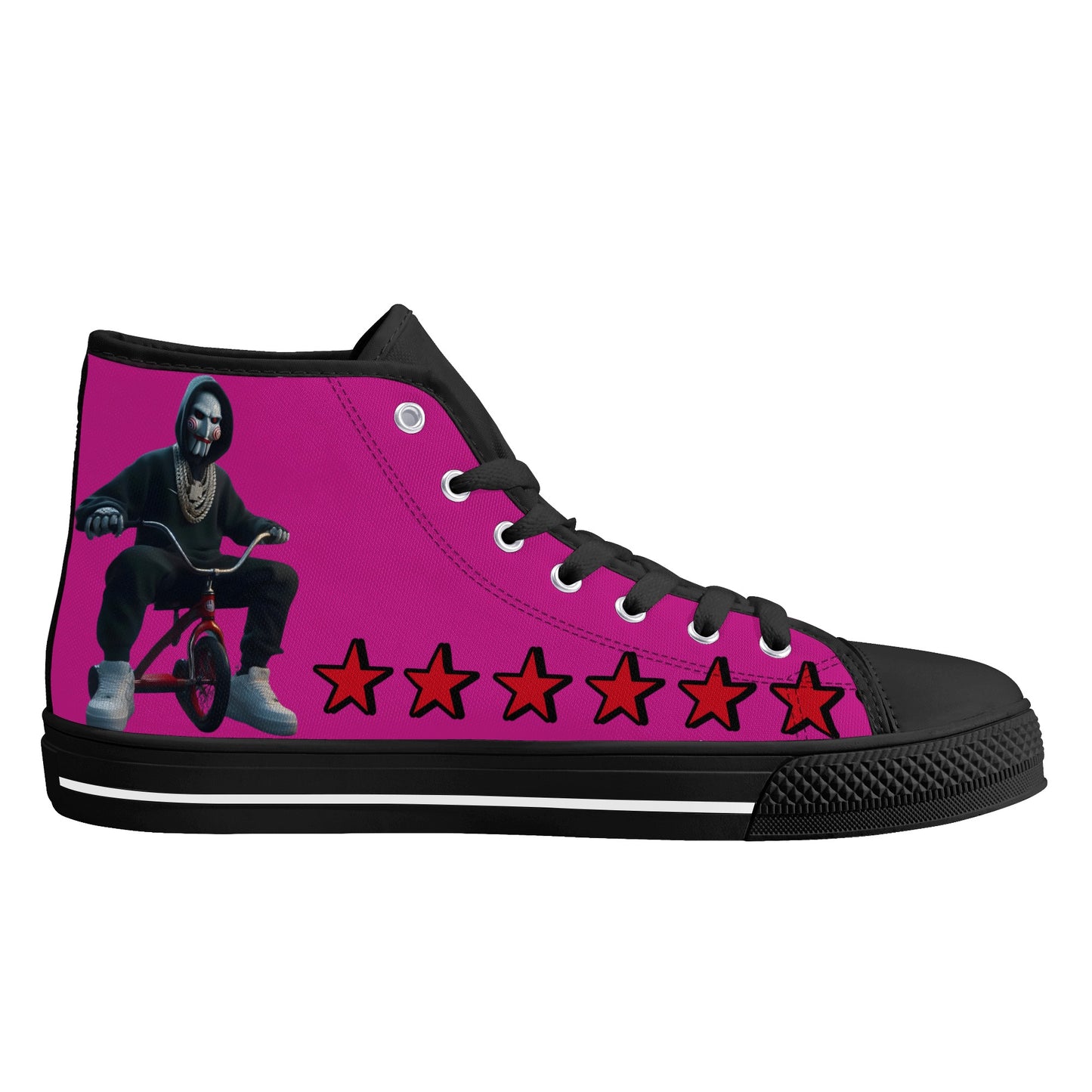 Un-Tamed S.O.S Edition Mens Purple Lightweight High Top Star Kicks