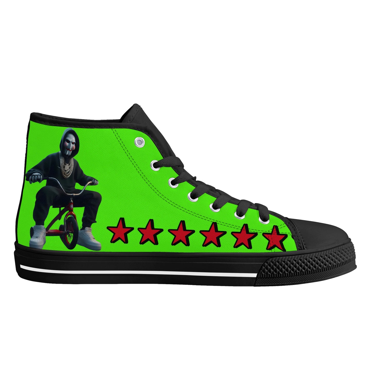 Un-Tamed S.O.S Edition Mens Goo Green Lightweight High Top Star Kicks