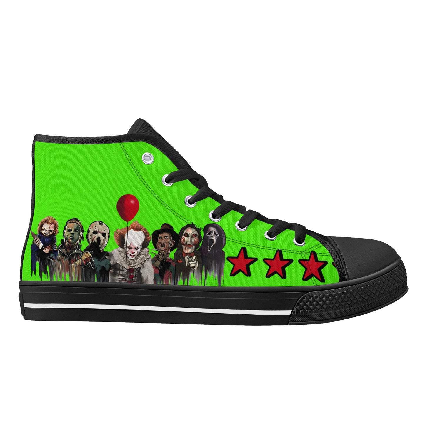 Un-Tamed S.O.S Edition Mens Goo Green Lightweight High Top Star Kicks