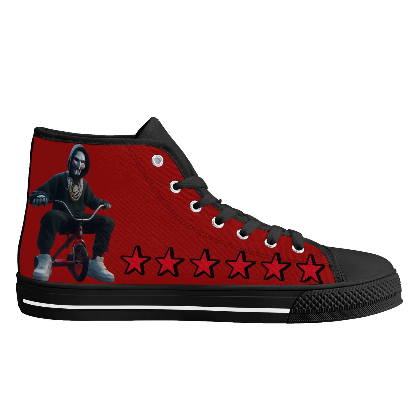 Un-Tamed S.O.S Edition Mens Maroon Lightweight High Top Star Kicks