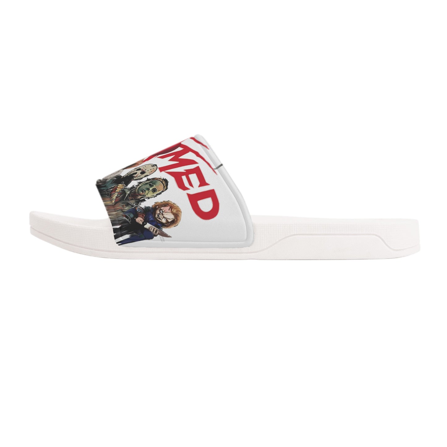 Un-Tamed S.O.S Edition Mens White Star Slides