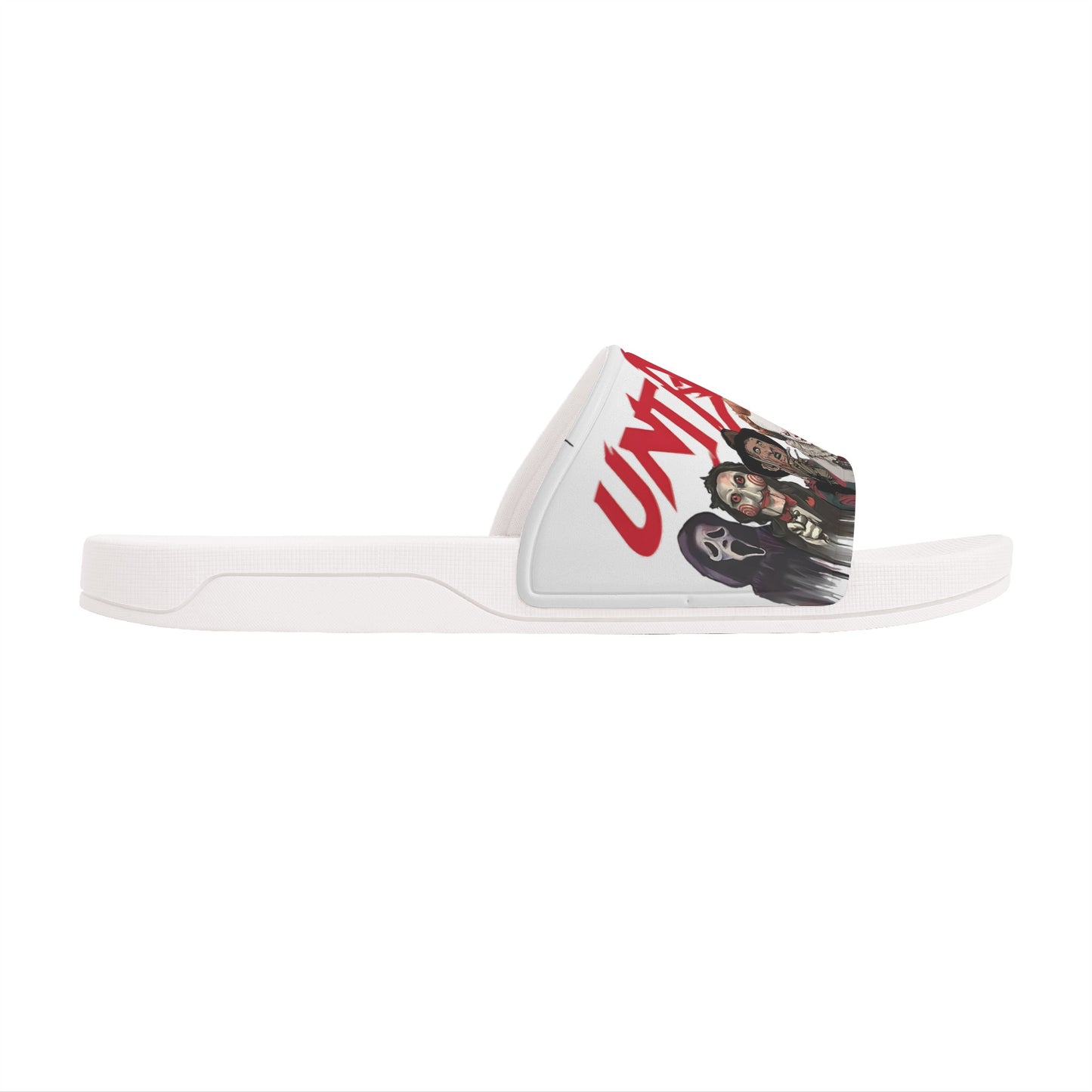 Un-Tamed S.O.S Edition Mens White Star Slides