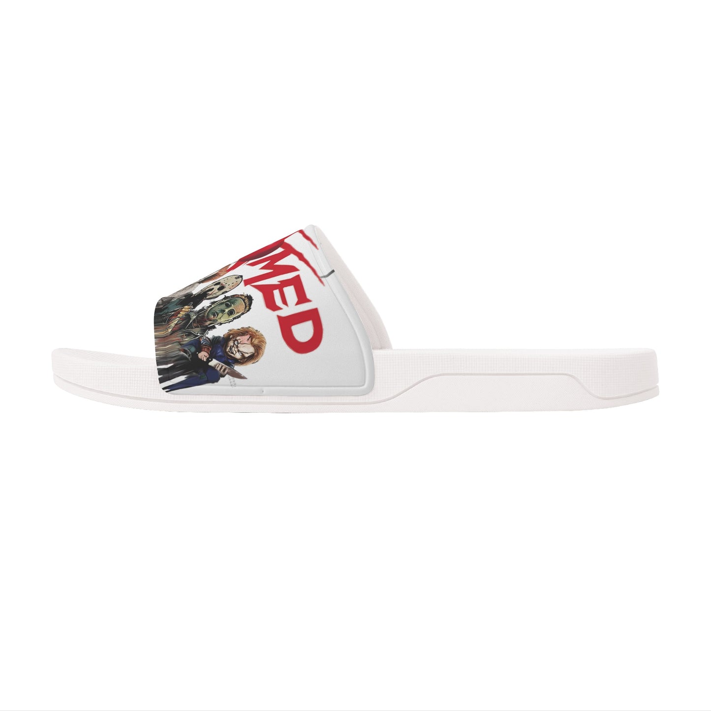 Un-Tamed S.O.S Edition Mens White Star Slides