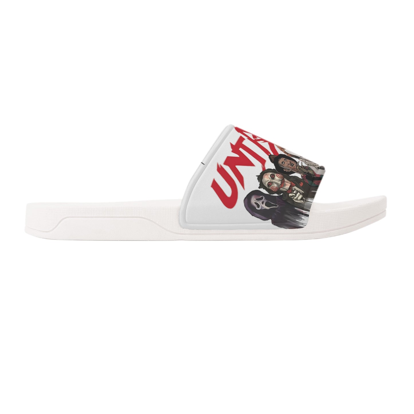 Un-Tamed S.O.S Edition Mens White Star Slides