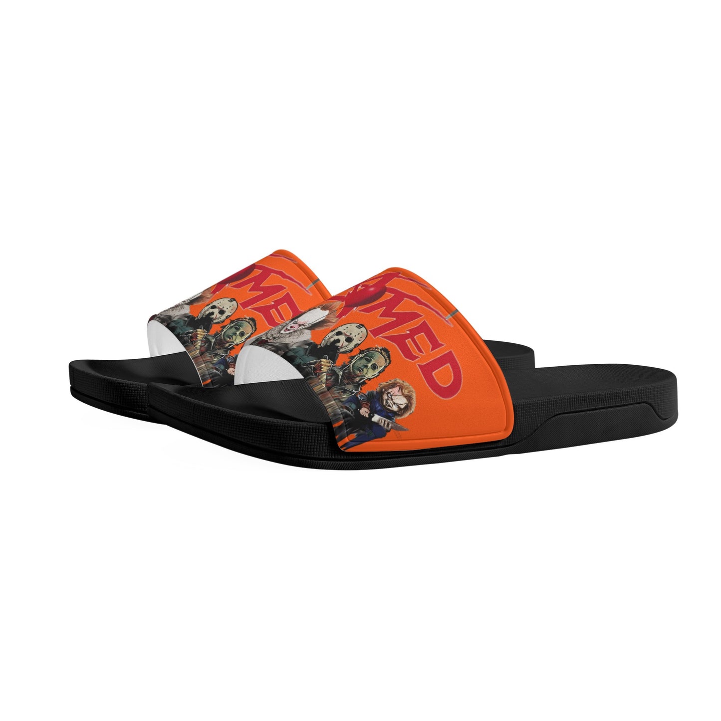 Un-Tamed S.O.S Edition Mens Dark Orange Star Slides