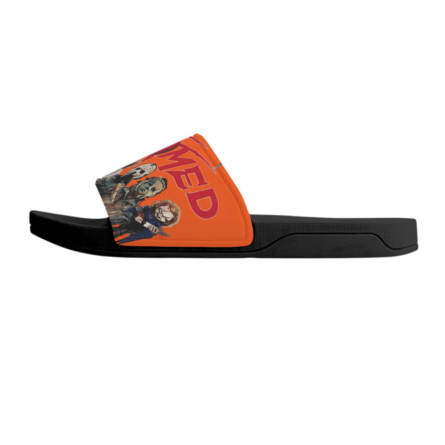 Un-Tamed S.O.S Edition Mens Dark Orange Star Slides