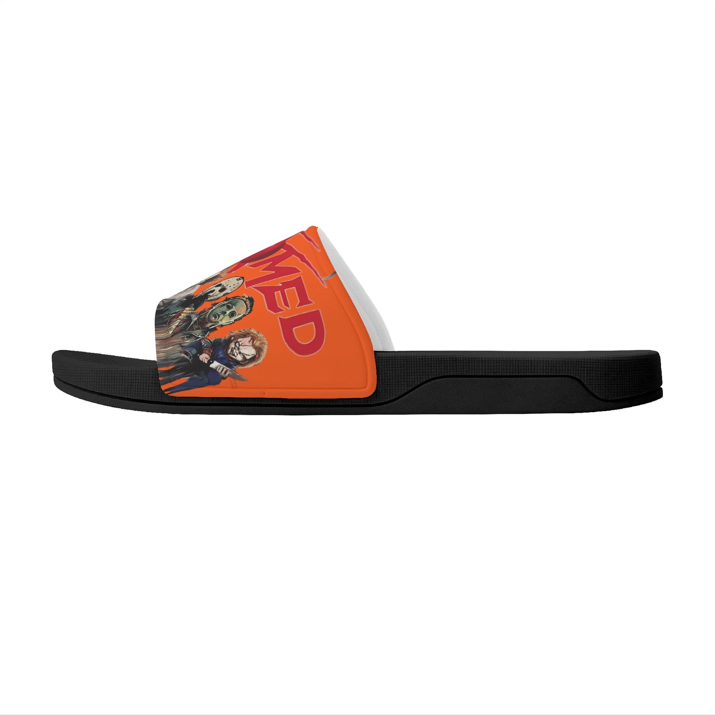 Un-Tamed S.O.S Edition Mens Dark Orange Star Slides