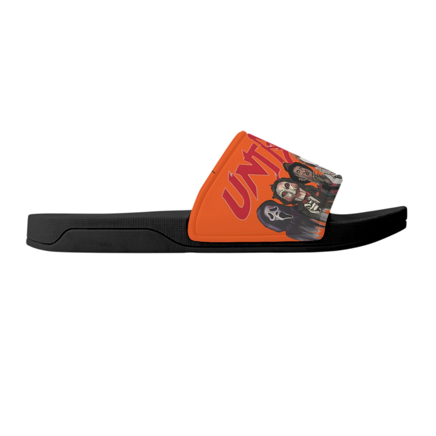 Un-Tamed S.O.S Edition Mens Dark Orange Star Slides