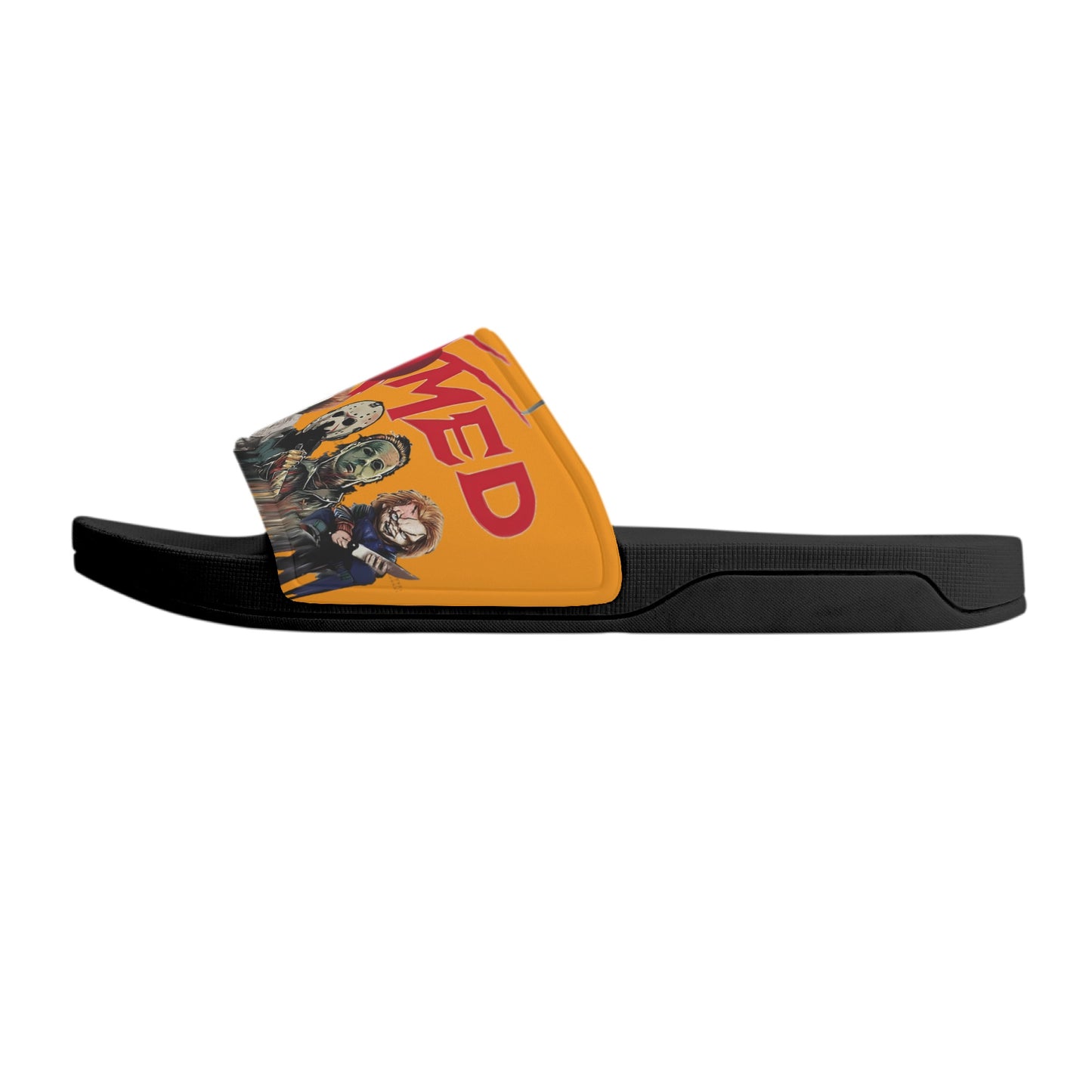 Un-Tamed S.O.S Edition Mens Orange Star Slides