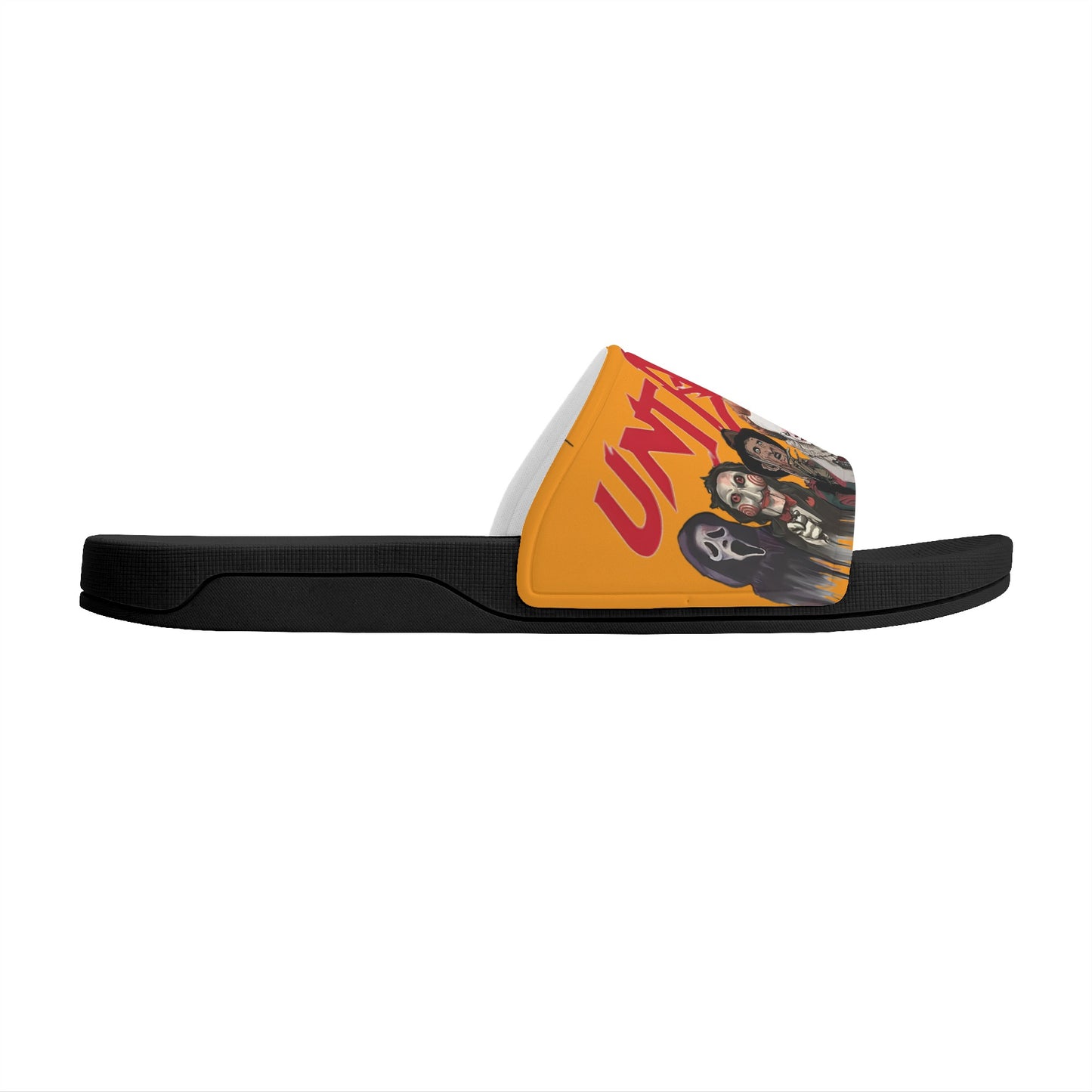 Un-Tamed S.O.S Edition Mens Orange Star Slides