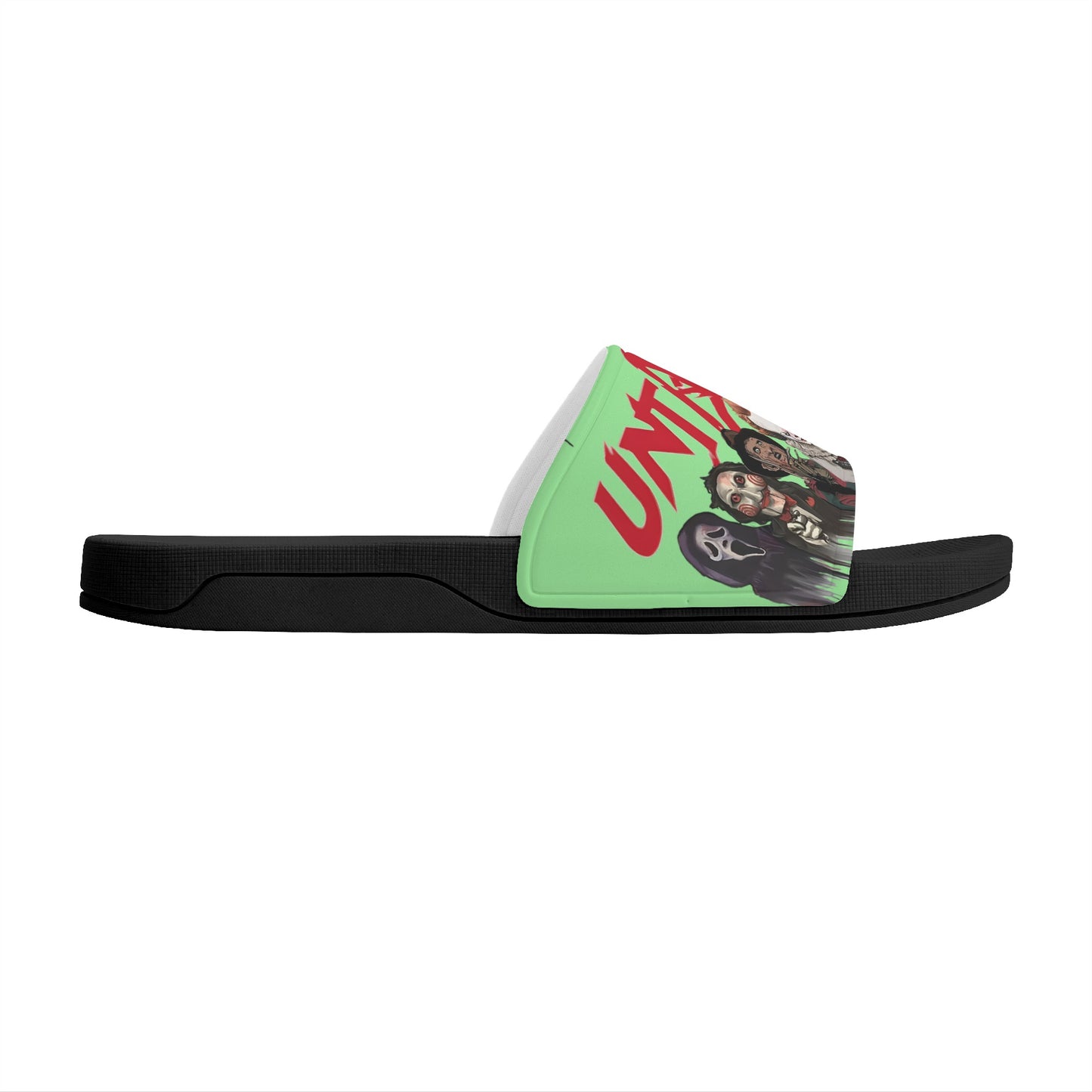 Un-Tamed S.O.S Edition Mens Mint Green Star Slides