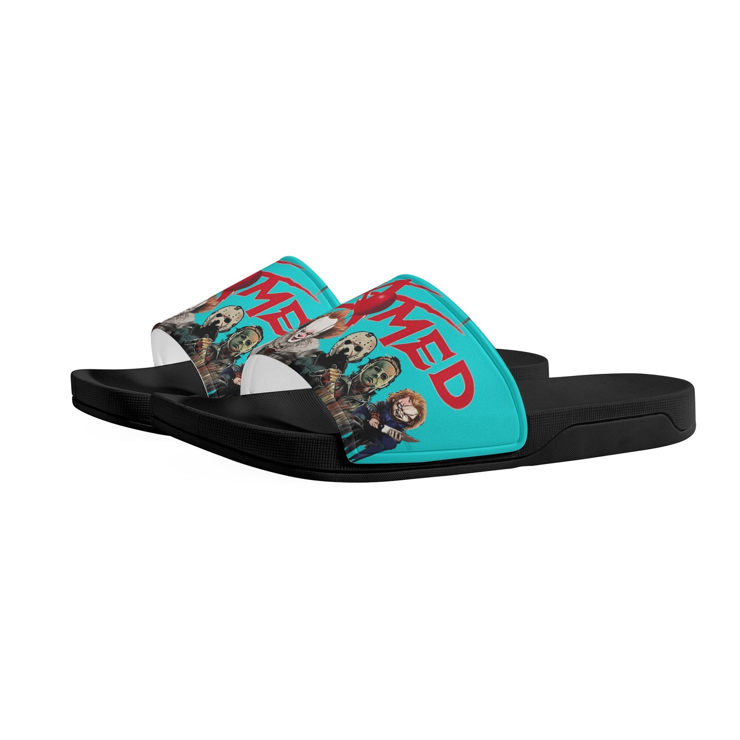 Un-Tamed S.O.S Edition Mens Turquoise Star Slides