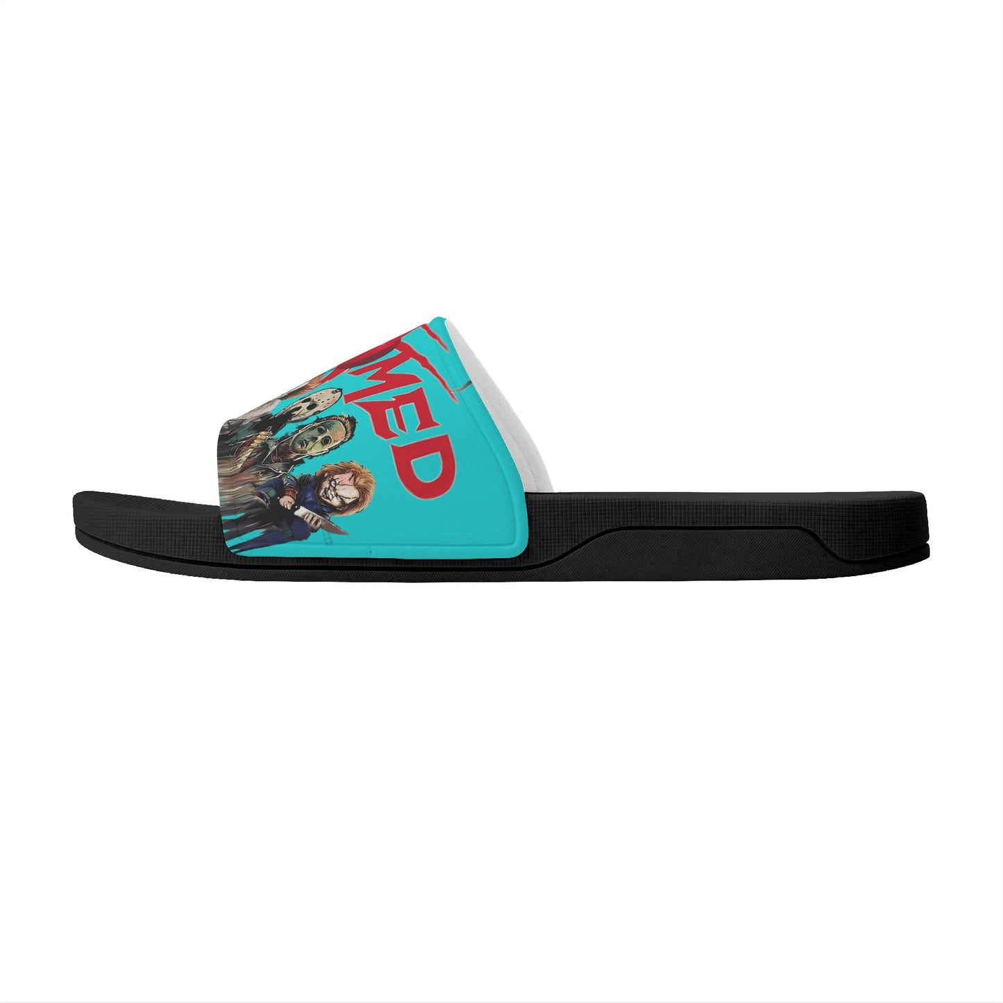 Un-Tamed S.O.S Edition Mens Turquoise Star Slides