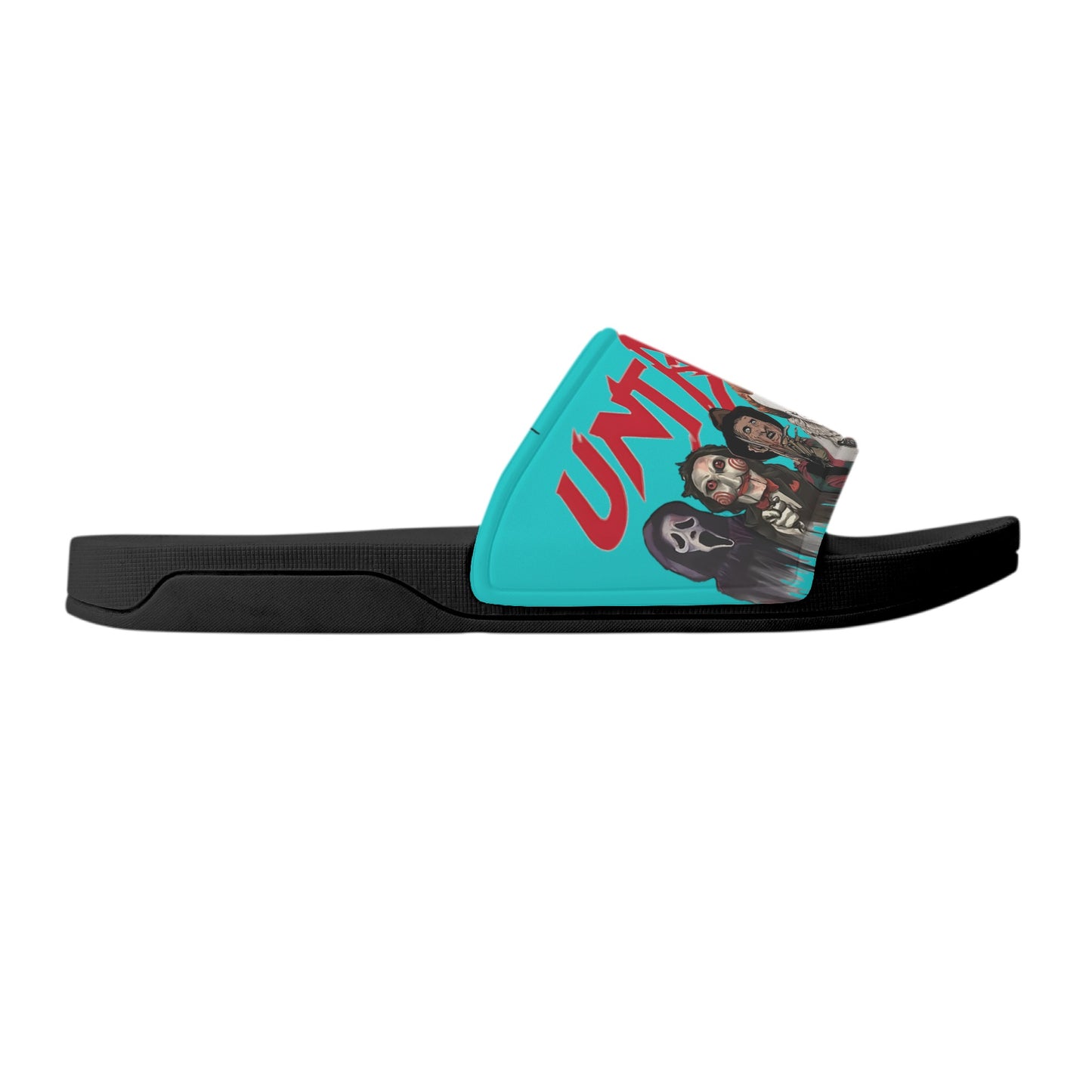 Un-Tamed S.O.S Edition Mens Turquoise Star Slides