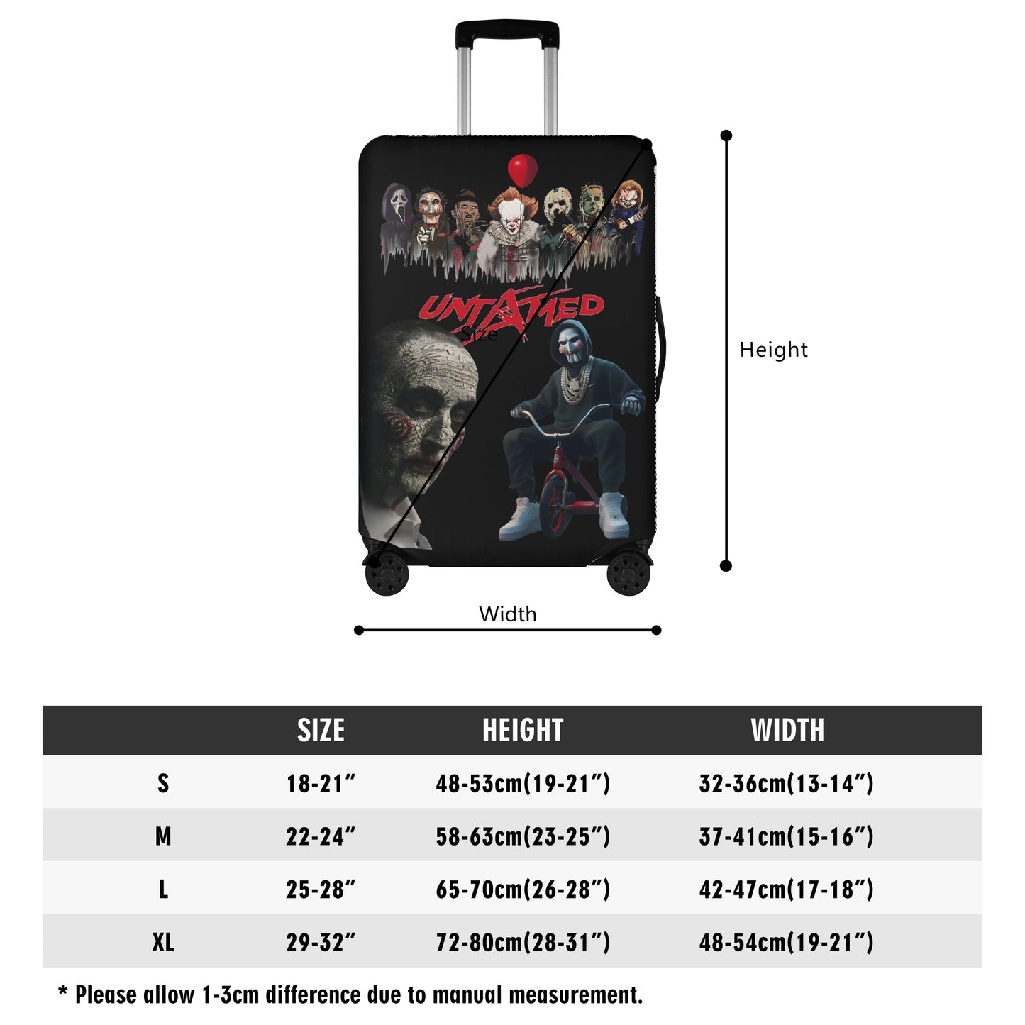 Un-Tamed S.O.S Black Edition Polyester Luggage Cover