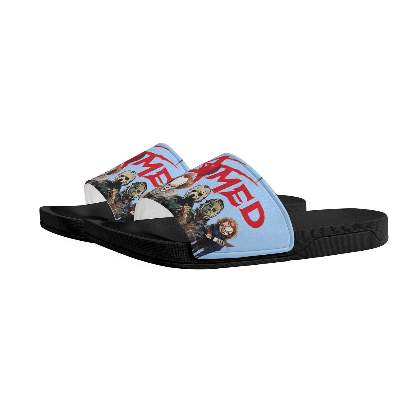 Un-Tamed S.O.S Edition Mens Sky Blue Star Slides