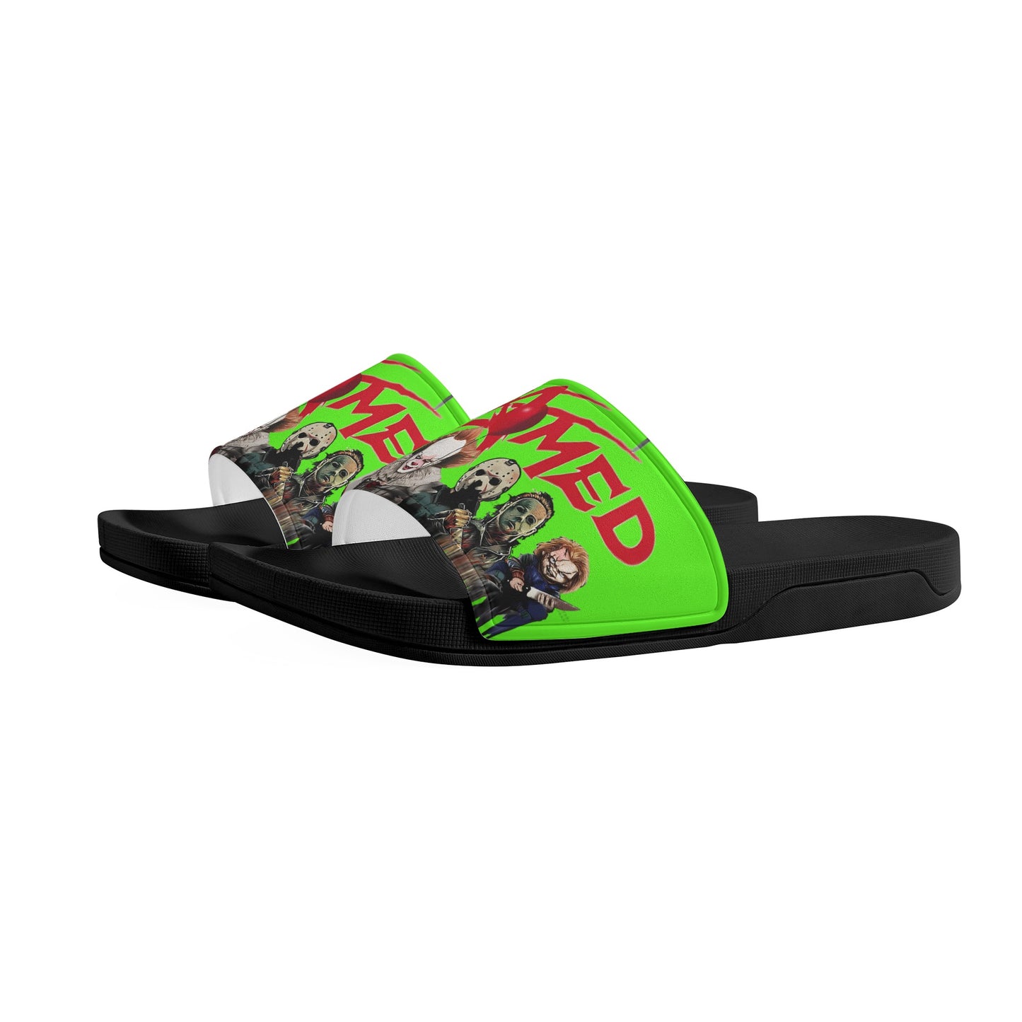 Un-Tamed S.O.S Edition Mens Goo Green Star Slides