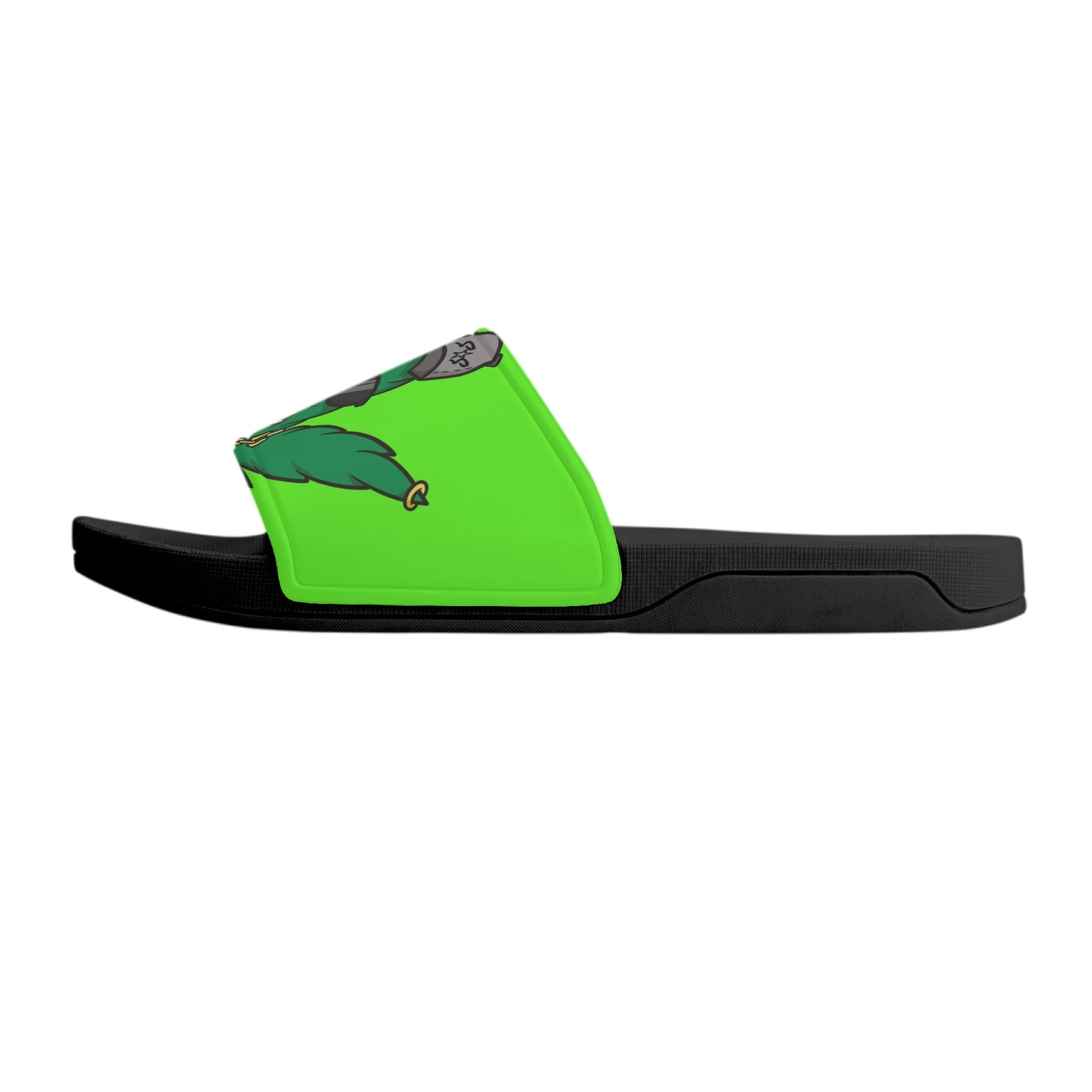 Leaf Me Alone 3.0 420 S.O.S Edition Mens Goo Green Star Slides