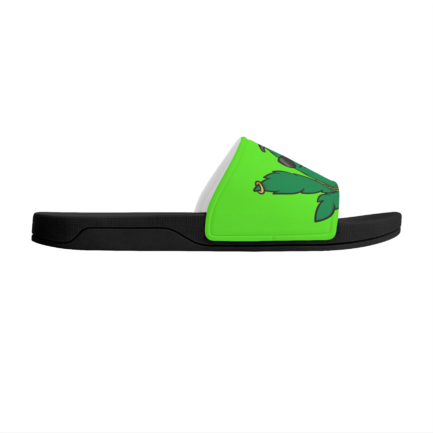 Leaf Me Alone 3.0 420 S.O.S Edition Mens Goo Green Star Slides