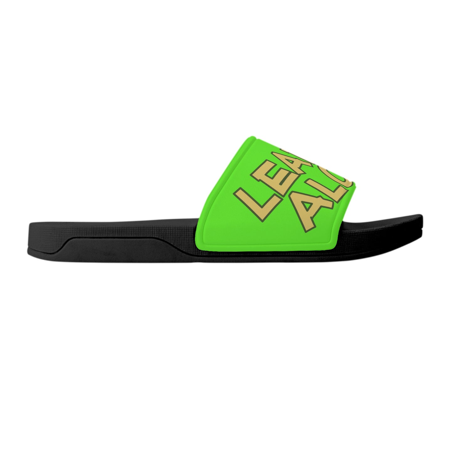 Leaf Me Alone 3.0 420 S.O.S Edition Mens Goo Green Star Slides