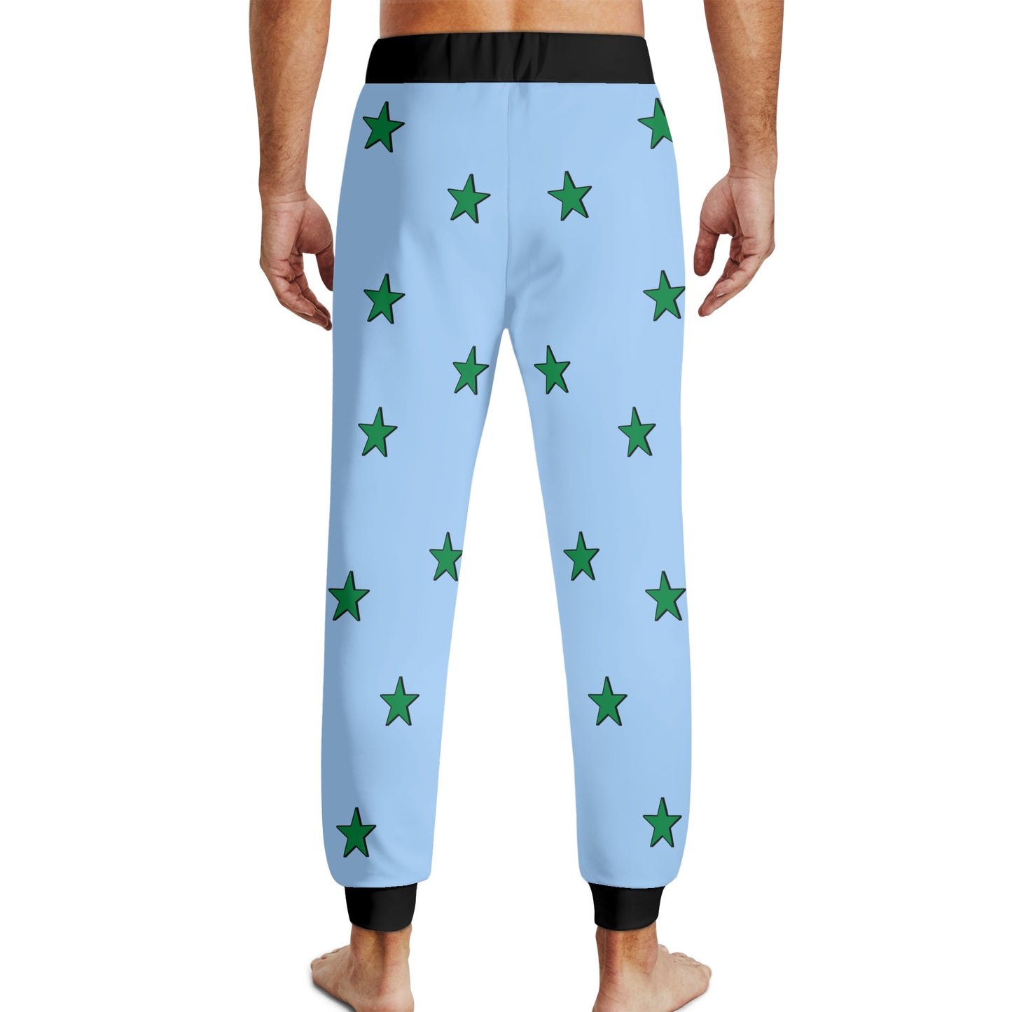 Leaf Me Alone 3.0 420 S.O.S Edition Mens Sky Blue Sweatpants