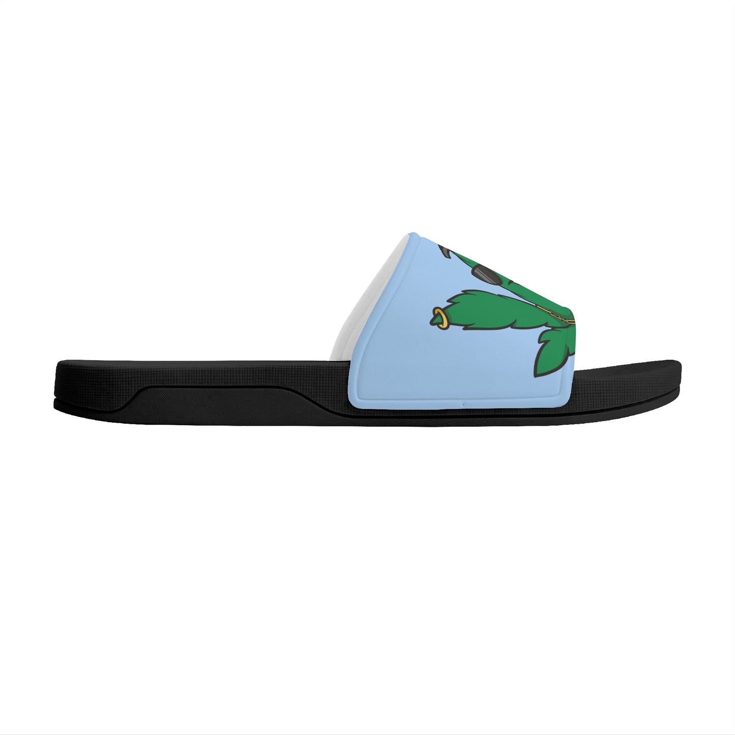 Leaf Me Alone 3.0 420 S.O.S Edition Mens Sky Blue Star Slides