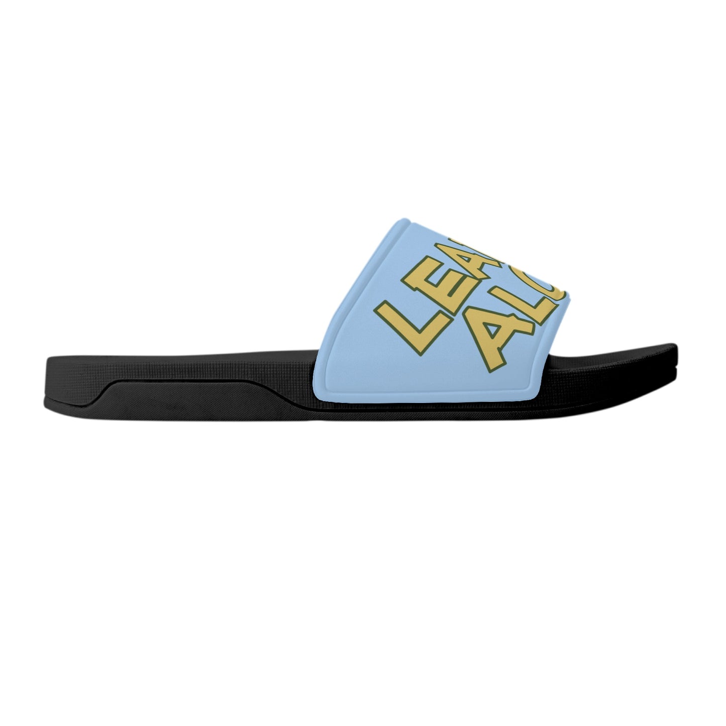 Leaf Me Alone 3.0 420 S.O.S Edition Mens Sky Blue Star Slides