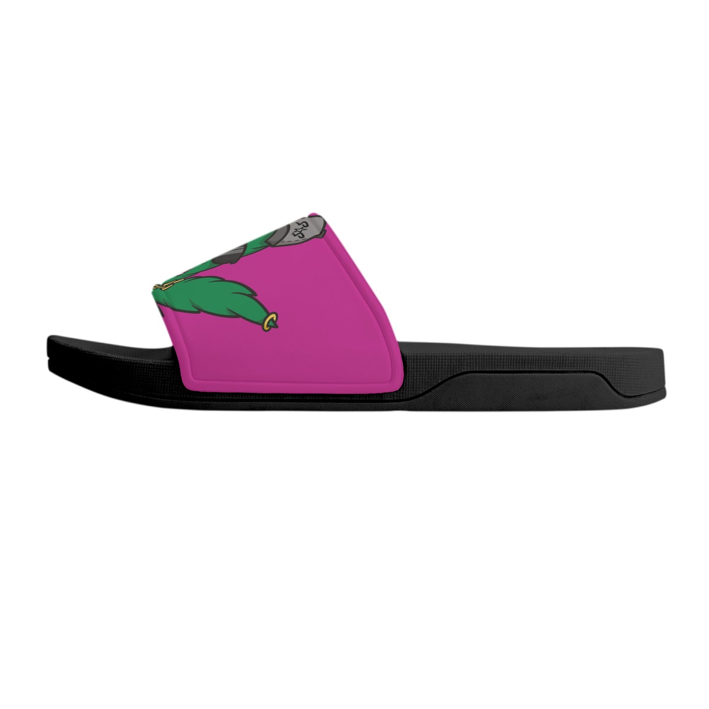 Leaf Me Alone 3.0 420 S.O.S Edition Mens Purple Star Slides