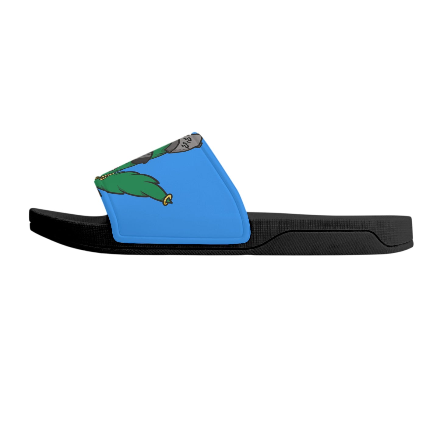 Leaf Me Alone 3.0 420 S.O.S Edition Mens Blue Star Slides