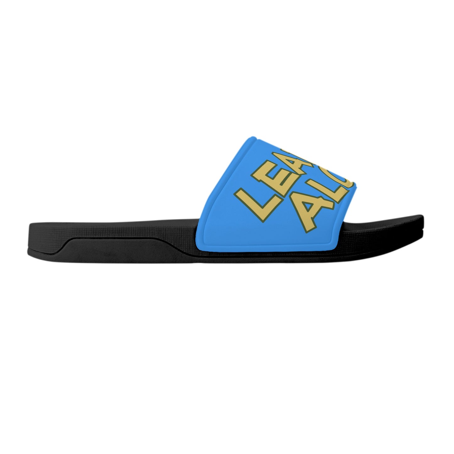 Leaf Me Alone 3.0 420 S.O.S Edition Mens Blue Star Slides