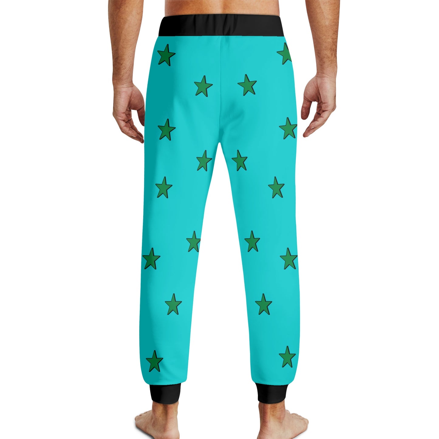 Leaf Me Alone 3.0 420 S.O.S Edition Mens Turquoise Sweatpants