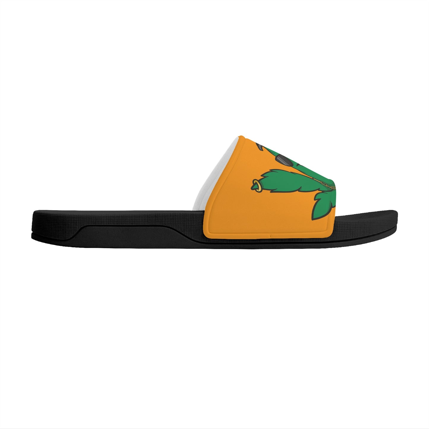 Leaf Me Alone 3.0 420 S.O.S Edition Mens Orange Star Slides