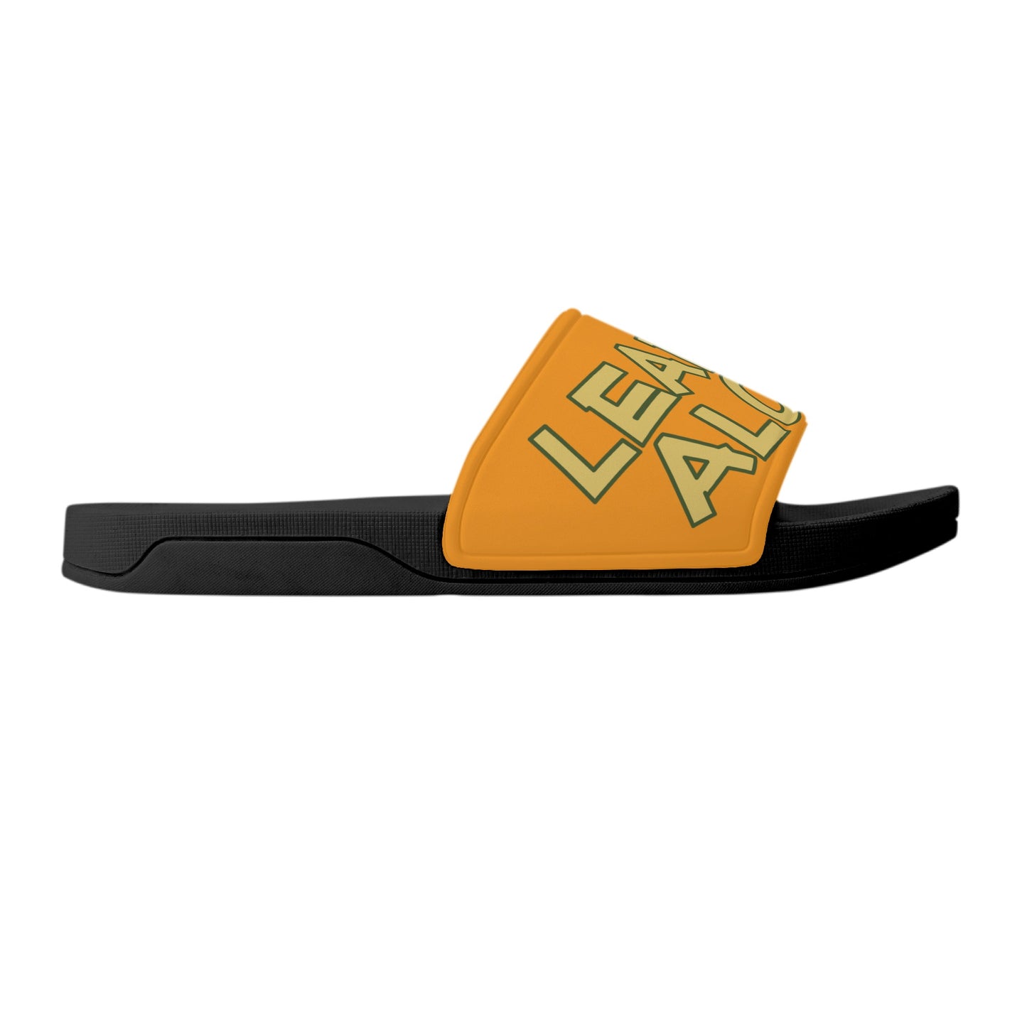 Leaf Me Alone 3.0 420 S.O.S Edition Mens Orange Star Slides