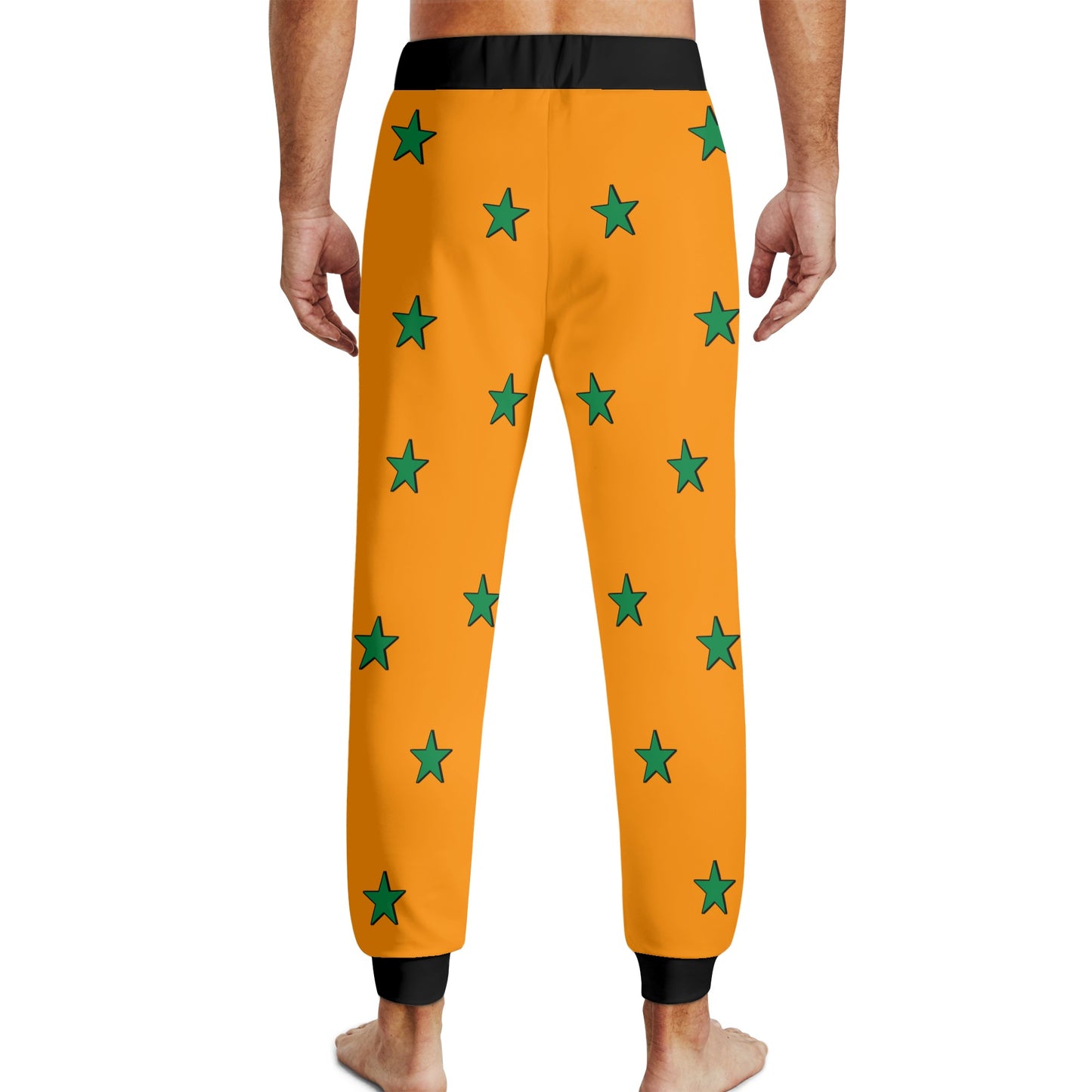 Leaf Me Alone 3.0 420 S.O.S Edition Mens Orange Sweatpants