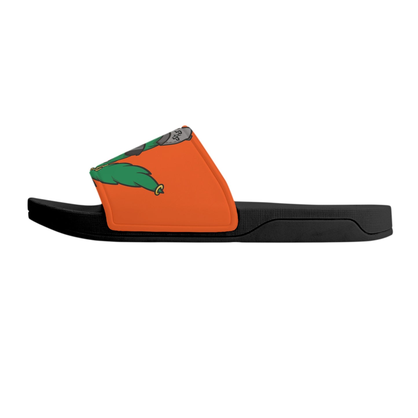 Leaf Me Alone 3.0 420 S.O.S Edition Mens Dark Orange Star Slides