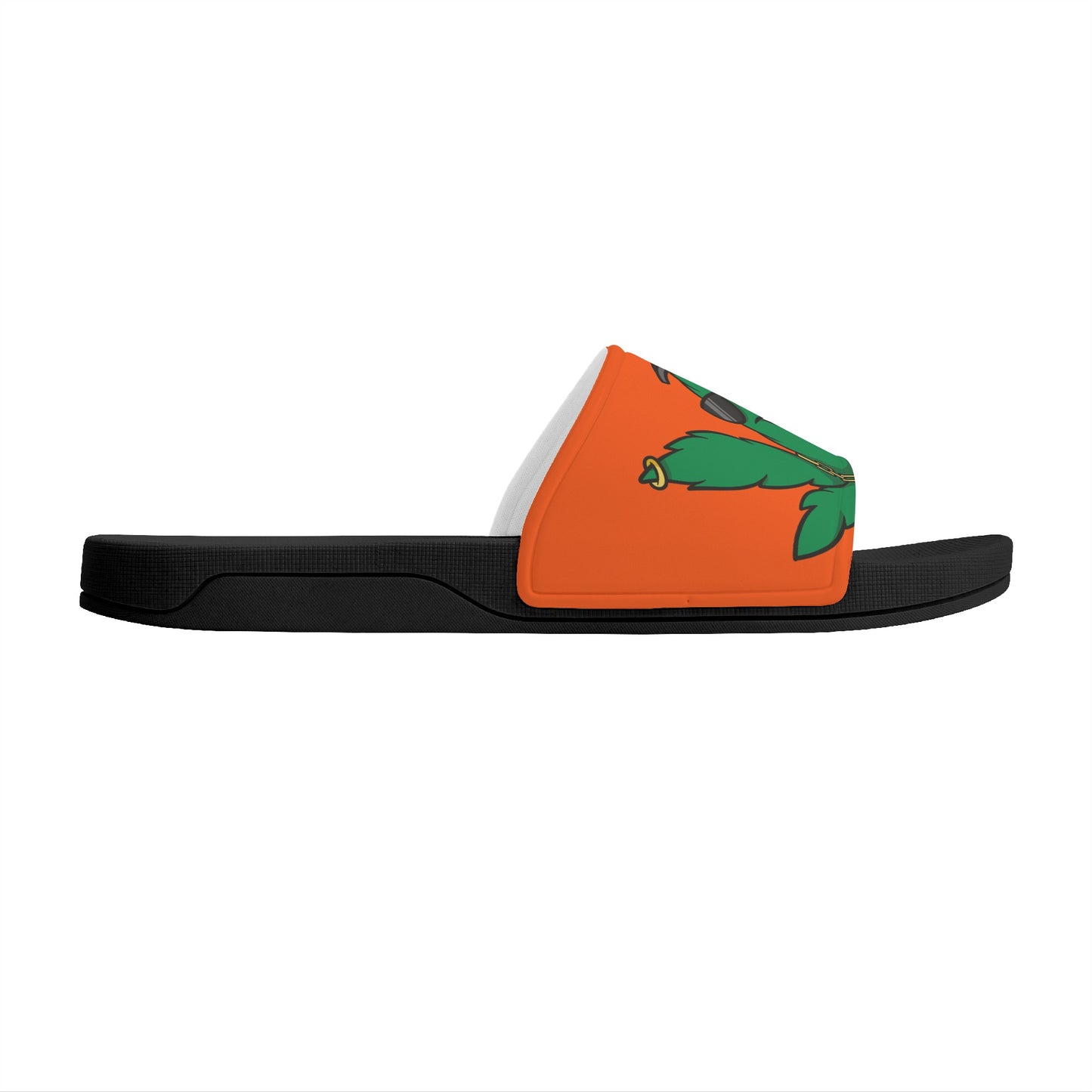 Leaf Me Alone 3.0 420 S.O.S Edition Mens Dark Orange Star Slides