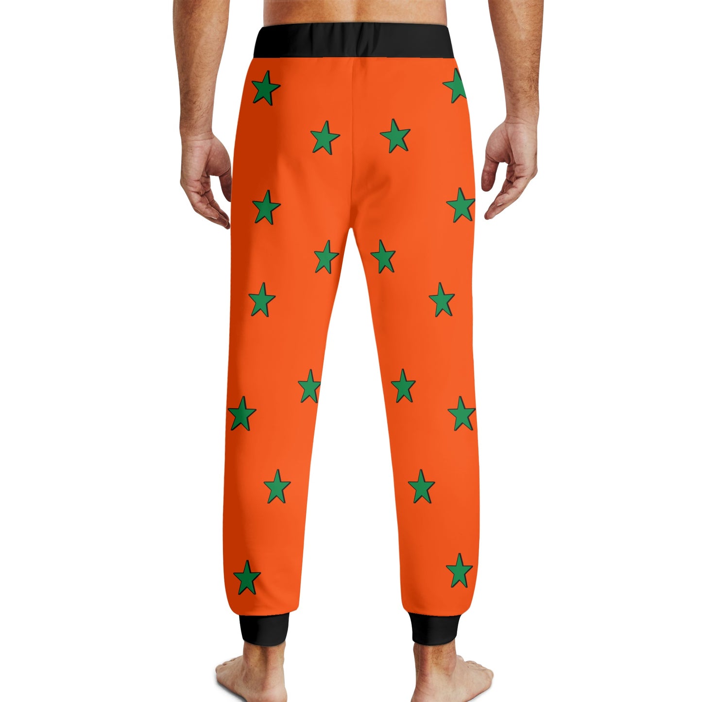 Leaf Me Alone 3.0 420 S.O.S Edition Mens Dark Orange Sweatpants