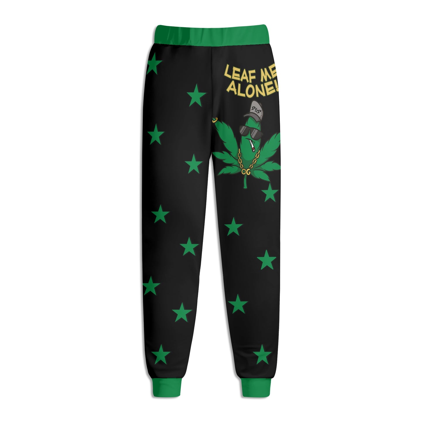 Leaf Me Alone 3.0 4/20 S.O.S Edition Mens Black Sweatpants