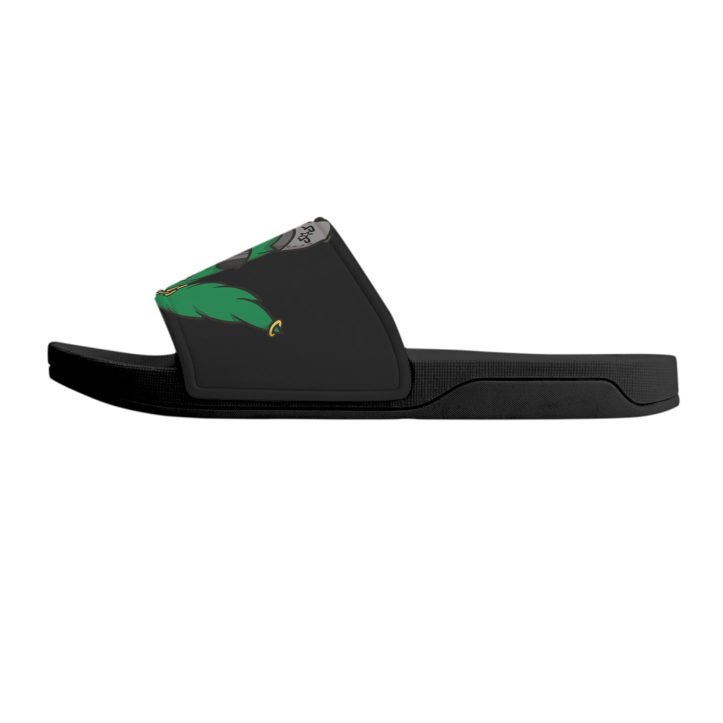 Leaf Me Alone 3.0 420 S.O.S Edition Mens Black Star Slides