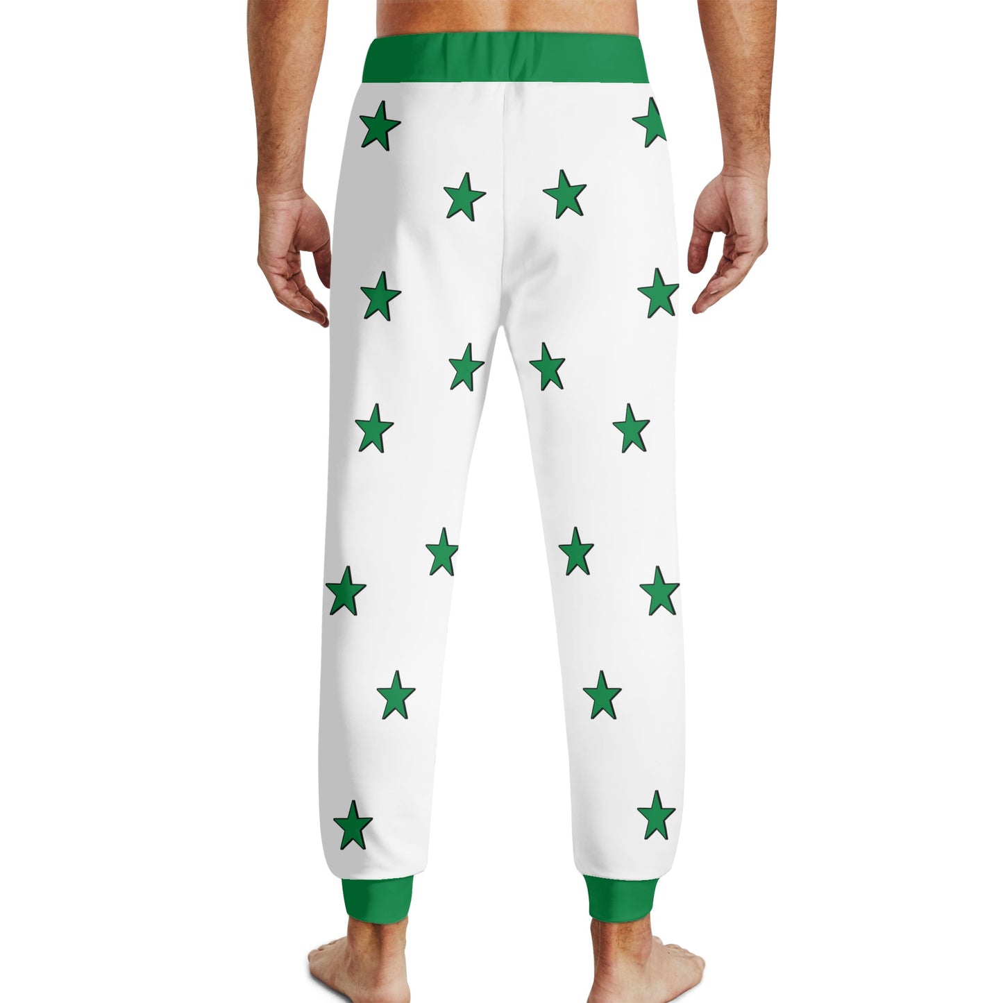 Leaf Me Alone 2.0 420 S.O.S Edition Mens White Sweatpants